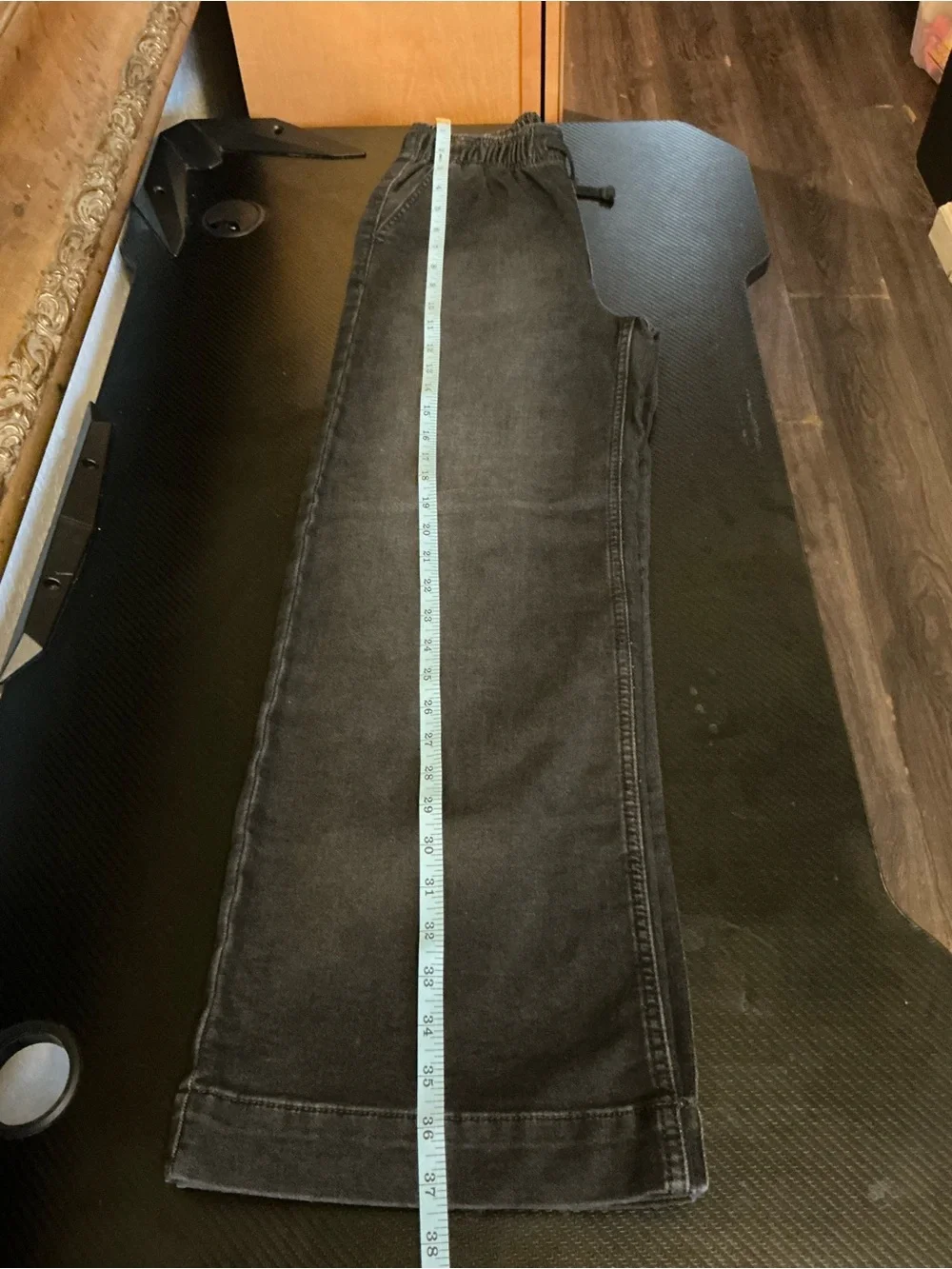 GAP Kids Wide-Leg Dark Gray Denim Pants size xl 12